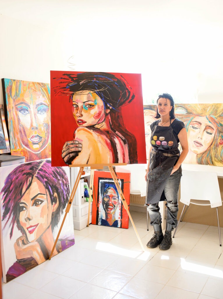 Corporate portraits Atelier de peinture